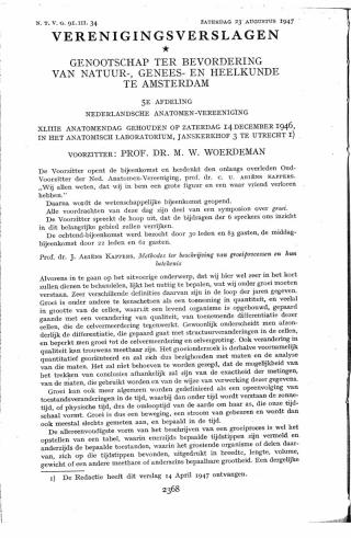 Eerste pagina van het artikel zoals het is gepubliceerd in het tijdschrift