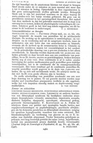 Eerste pagina van het artikel zoals het is gepubliceerd in het tijdschrift