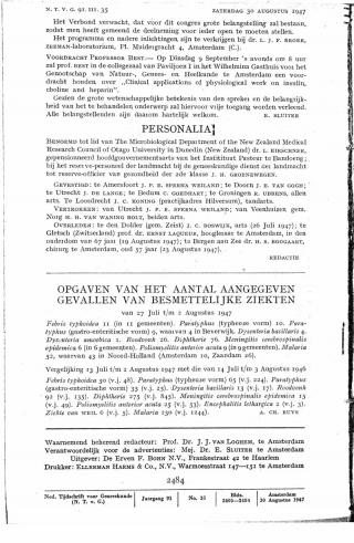 Eerste pagina van het artikel zoals het is gepubliceerd in het tijdschrift