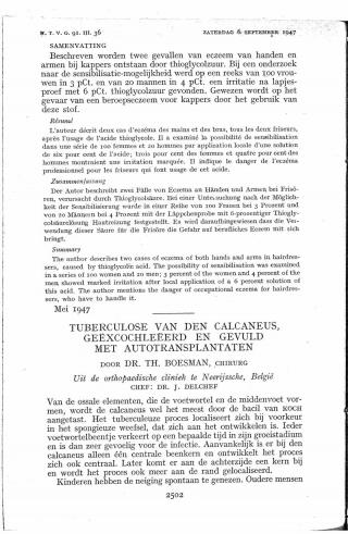 Eerste pagina van het artikel zoals het is gepubliceerd in het tijdschrift