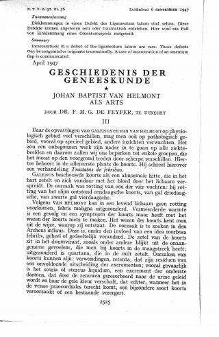 Eerste pagina van het artikel zoals het is gepubliceerd in het tijdschrift