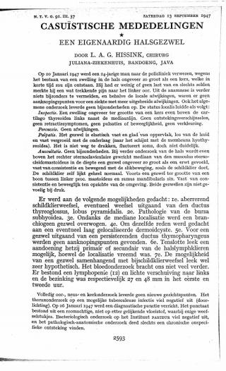 Eerste pagina van het artikel zoals het is gepubliceerd in het tijdschrift