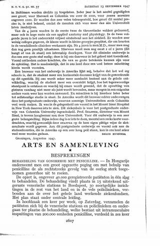 Eerste pagina van het artikel zoals het is gepubliceerd in het tijdschrift