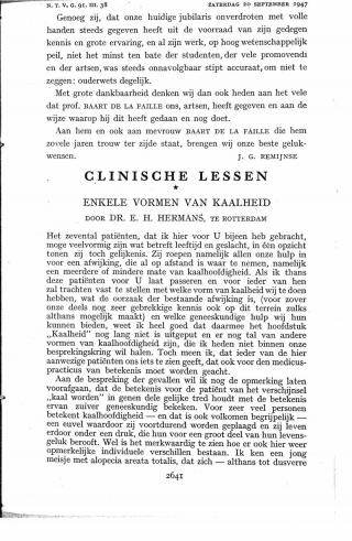 Eerste pagina van het artikel zoals het is gepubliceerd in het tijdschrift