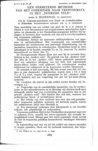 Eerste pagina van het artikel zoals het is gepubliceerd in het tijdschrift