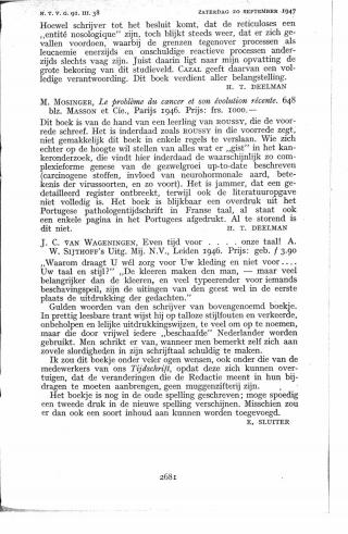 Eerste pagina van het artikel zoals het is gepubliceerd in het tijdschrift