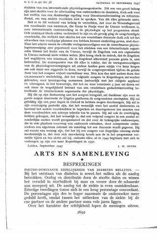 Eerste pagina van het artikel zoals het is gepubliceerd in het tijdschrift