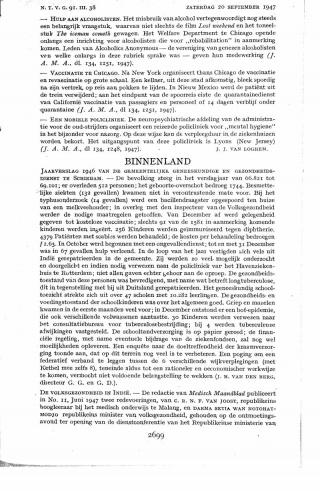 Eerste pagina van het artikel zoals het is gepubliceerd in het tijdschrift