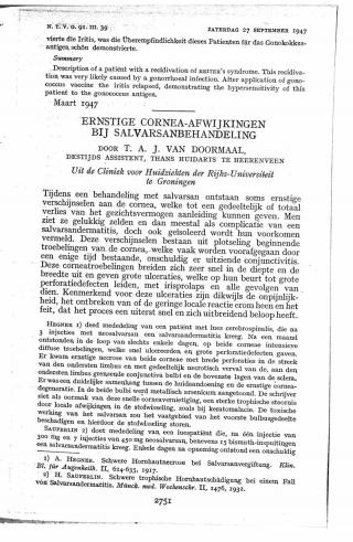 Eerste pagina van het artikel zoals het is gepubliceerd in het tijdschrift