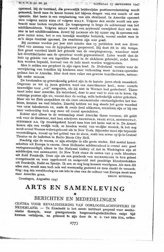 Eerste pagina van het artikel zoals het is gepubliceerd in het tijdschrift