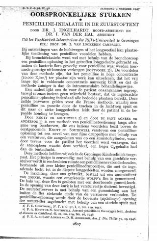 Eerste pagina van het artikel zoals het is gepubliceerd in het tijdschrift