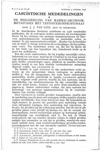 Eerste pagina van het artikel zoals het is gepubliceerd in het tijdschrift