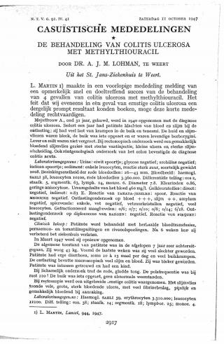 Eerste pagina van het artikel zoals het is gepubliceerd in het tijdschrift