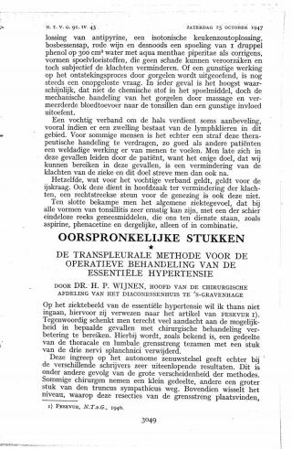 Eerste pagina van het artikel zoals het is gepubliceerd in het tijdschrift