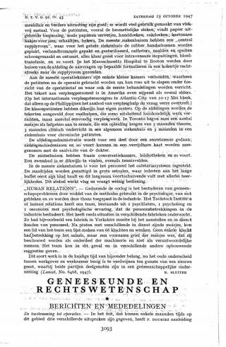 Eerste pagina van het artikel zoals het is gepubliceerd in het tijdschrift