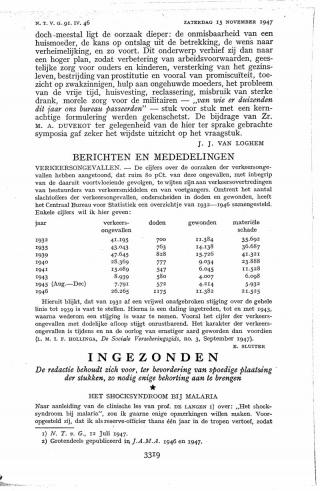 Eerste pagina van het artikel zoals het is gepubliceerd in het tijdschrift