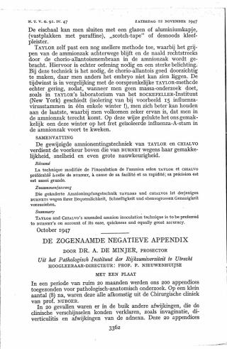 Eerste pagina van het artikel zoals het is gepubliceerd in het tijdschrift