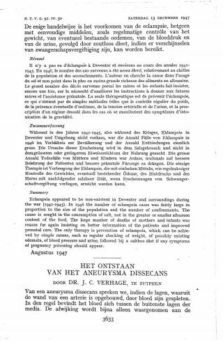 Eerste pagina van het artikel zoals het is gepubliceerd in het tijdschrift