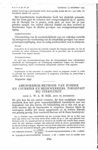 Eerste pagina van het artikel zoals het is gepubliceerd in het tijdschrift