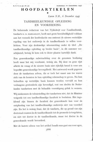 Eerste pagina van het artikel zoals het is gepubliceerd in het tijdschrift