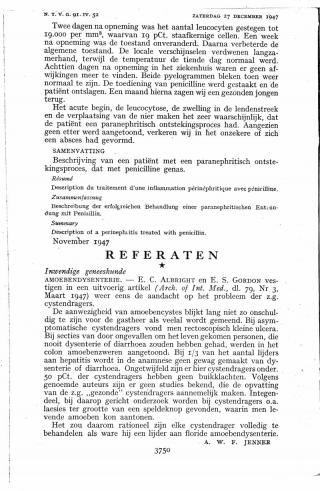 Eerste pagina van het artikel zoals het is gepubliceerd in het tijdschrift