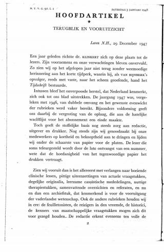 Eerste pagina van het artikel zoals het is gepubliceerd in het tijdschrift