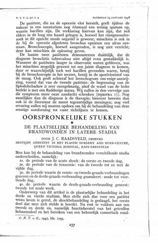 Eerste pagina van het artikel zoals het is gepubliceerd in het tijdschrift