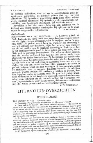 Eerste pagina van het artikel zoals het is gepubliceerd in het tijdschrift