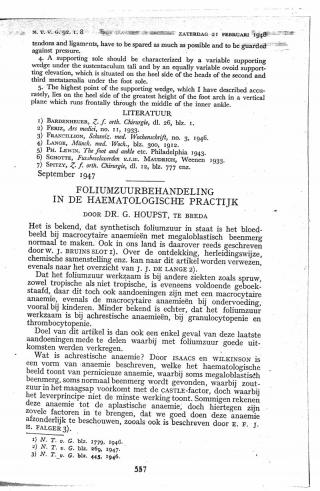 Eerste pagina van het artikel zoals het is gepubliceerd in het tijdschrift