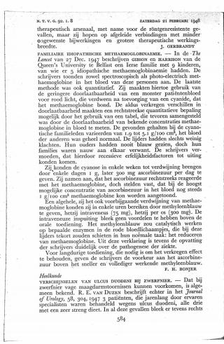 Eerste pagina van het artikel zoals het is gepubliceerd in het tijdschrift