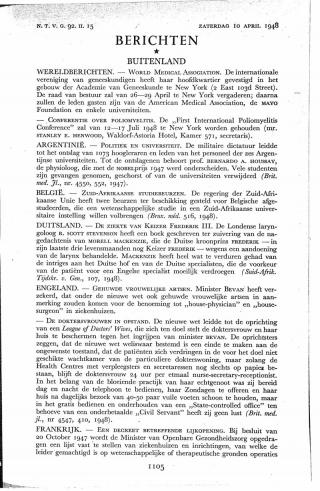 Eerste pagina van het artikel zoals het is gepubliceerd in het tijdschrift