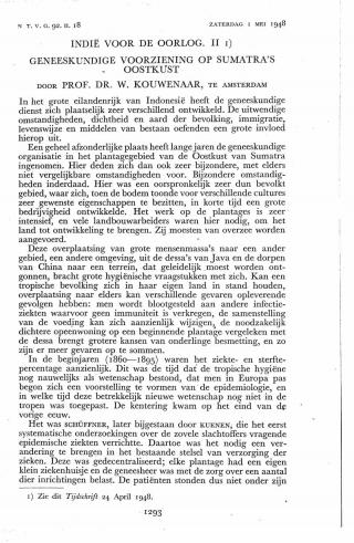 Eerste pagina van het artikel zoals het is gepubliceerd in het tijdschrift