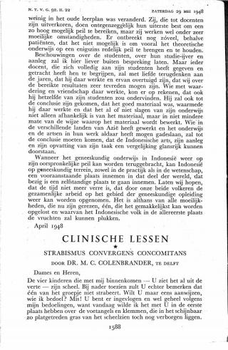 Eerste pagina van het artikel zoals het is gepubliceerd in het tijdschrift