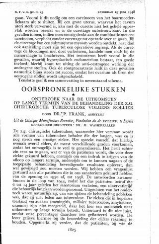 Eerste pagina van het artikel zoals het is gepubliceerd in het tijdschrift