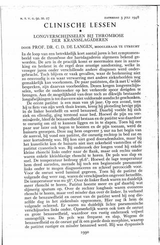 Eerste pagina van het artikel zoals het is gepubliceerd in het tijdschrift