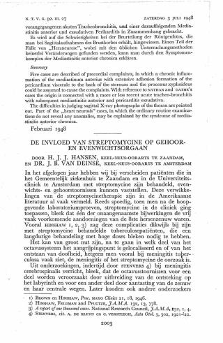 Eerste pagina van het artikel zoals het is gepubliceerd in het tijdschrift