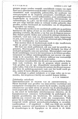 Eerste pagina van het artikel zoals het is gepubliceerd in het tijdschrift