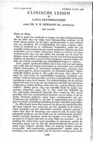 Eerste pagina van het artikel zoals het is gepubliceerd in het tijdschrift