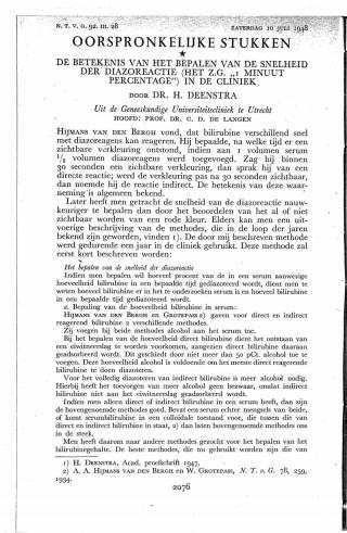 Eerste pagina van het artikel zoals het is gepubliceerd in het tijdschrift