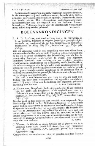 Eerste pagina van het artikel zoals het is gepubliceerd in het tijdschrift