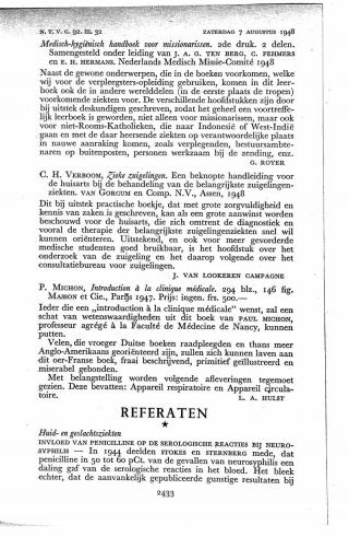 Eerste pagina van het artikel zoals het is gepubliceerd in het tijdschrift