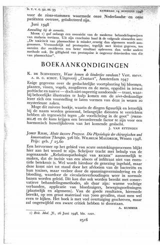 Eerste pagina van het artikel zoals het is gepubliceerd in het tijdschrift