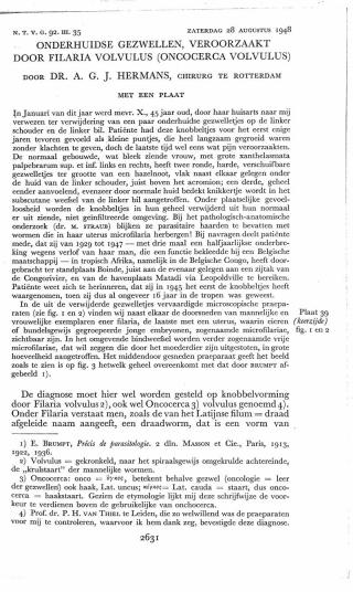 Eerste pagina van het artikel zoals het is gepubliceerd in het tijdschrift