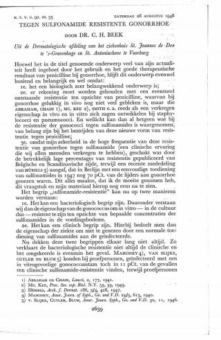 Eerste pagina van het artikel zoals het is gepubliceerd in het tijdschrift