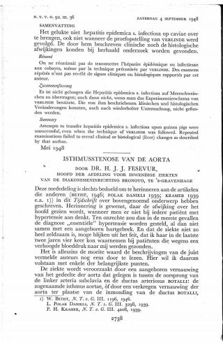 Eerste pagina van het artikel zoals het is gepubliceerd in het tijdschrift