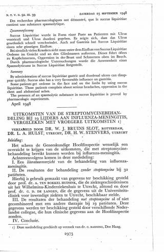 Eerste pagina van het artikel zoals het is gepubliceerd in het tijdschrift