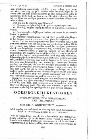 Eerste pagina van het artikel zoals het is gepubliceerd in het tijdschrift