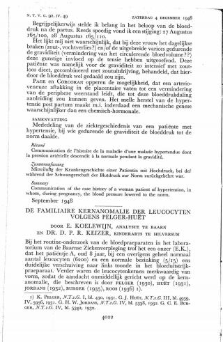 Eerste pagina van het artikel zoals het is gepubliceerd in het tijdschrift