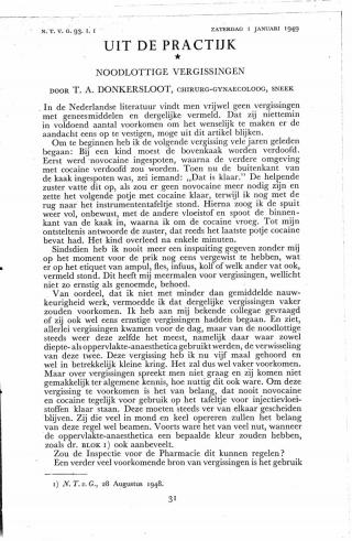 Eerste pagina van het artikel zoals het is gepubliceerd in het tijdschrift