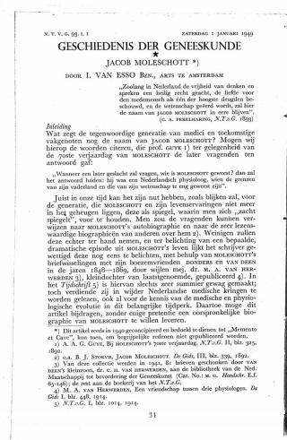 Eerste pagina van het artikel zoals het is gepubliceerd in het tijdschrift